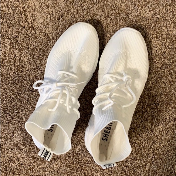 White Sock Hightop Sneakers - Picture 5 of 5